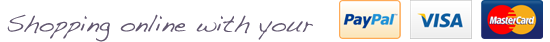 We accept Paypal, credit cards payment.